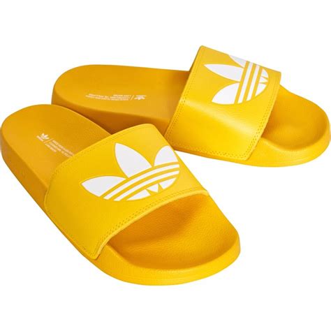 adidas slippers heren geel|adidas bad slippers.